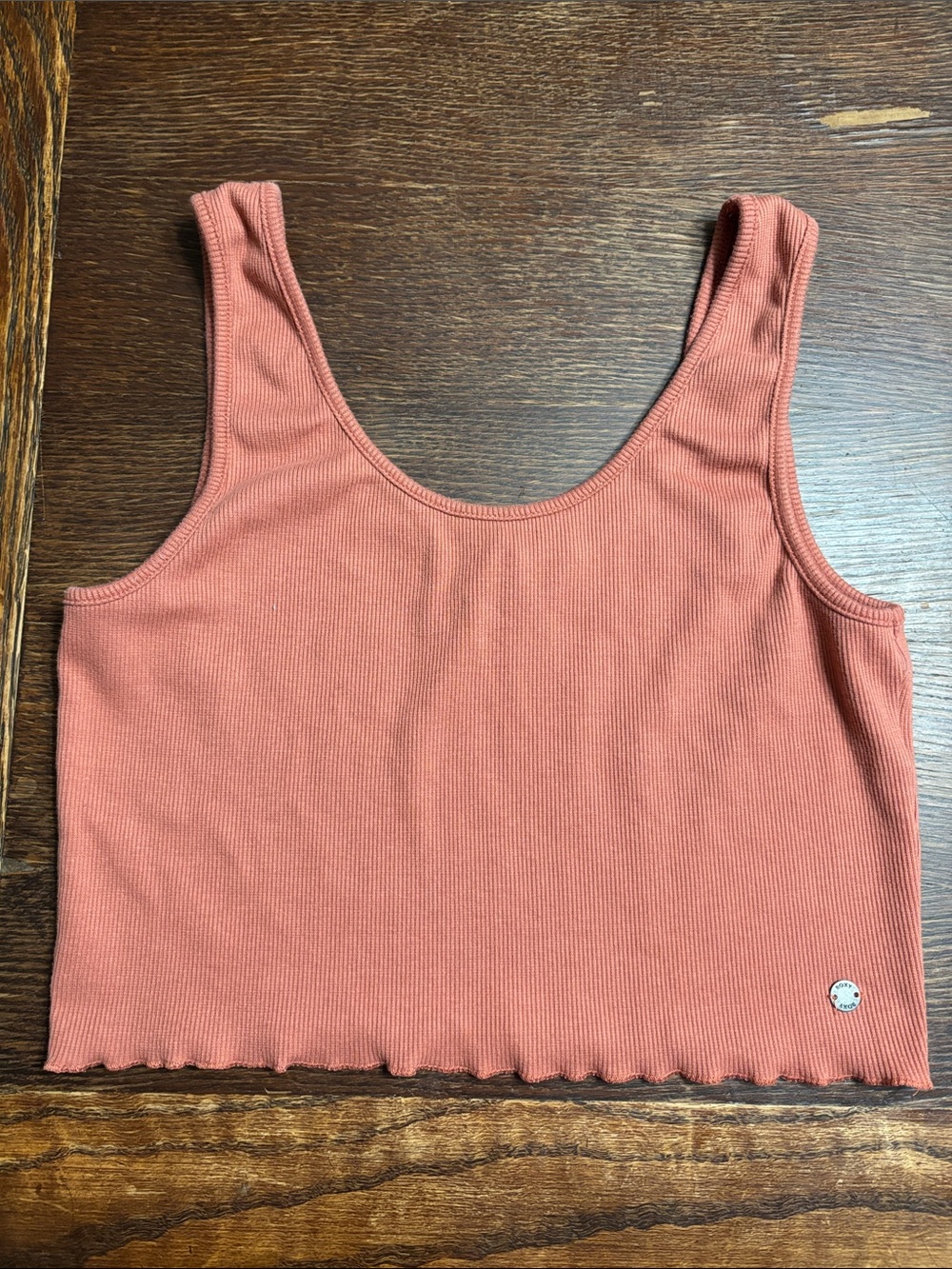 Roxy Ribbed Tank Top in Dusty Corral Women’s Medium